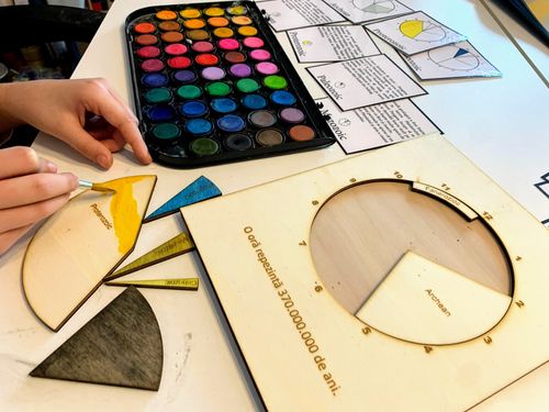 Ceasul erelor - puzzle montessori