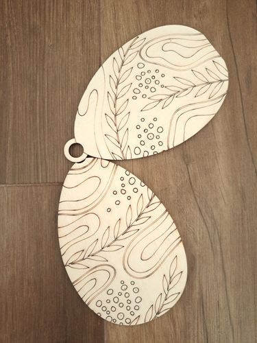2 oua decorative blank 13.9 x 8.5 cm